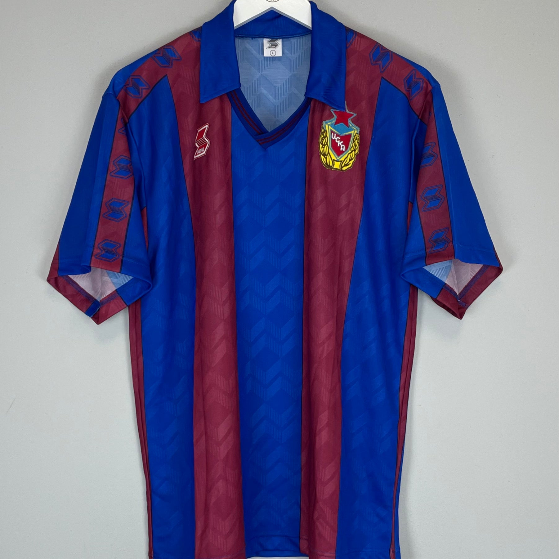 Shop 1991/92 CSKA MOSCOW *MINT* HOME SHIRT (L) ABM, classic football shirts, vintage football shirts & retro soccer jerseys at Cult Kits
