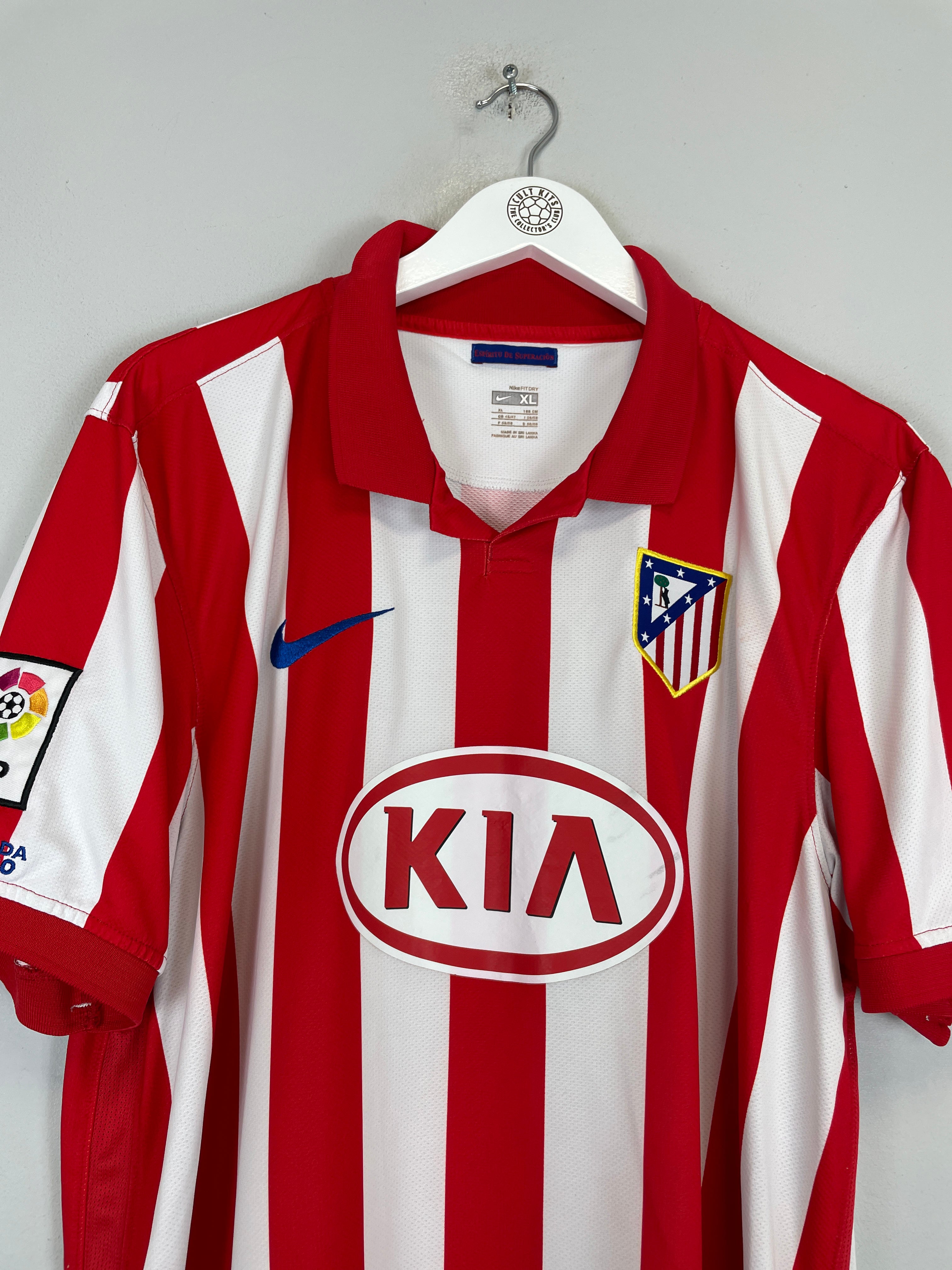 Shop 2009/10 ATLETICO MADRID FORLAN #7 HOME SHIRT (XL) NIKE, classic football shirts, vintage football shirts & retro soccer jerseys at Cult Kits