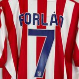 Shop 2009/10 ATLETICO MADRID FORLAN #7 HOME SHIRT (XL) NIKE, classic football shirts, vintage football shirts & retro soccer jerseys at Cult Kits