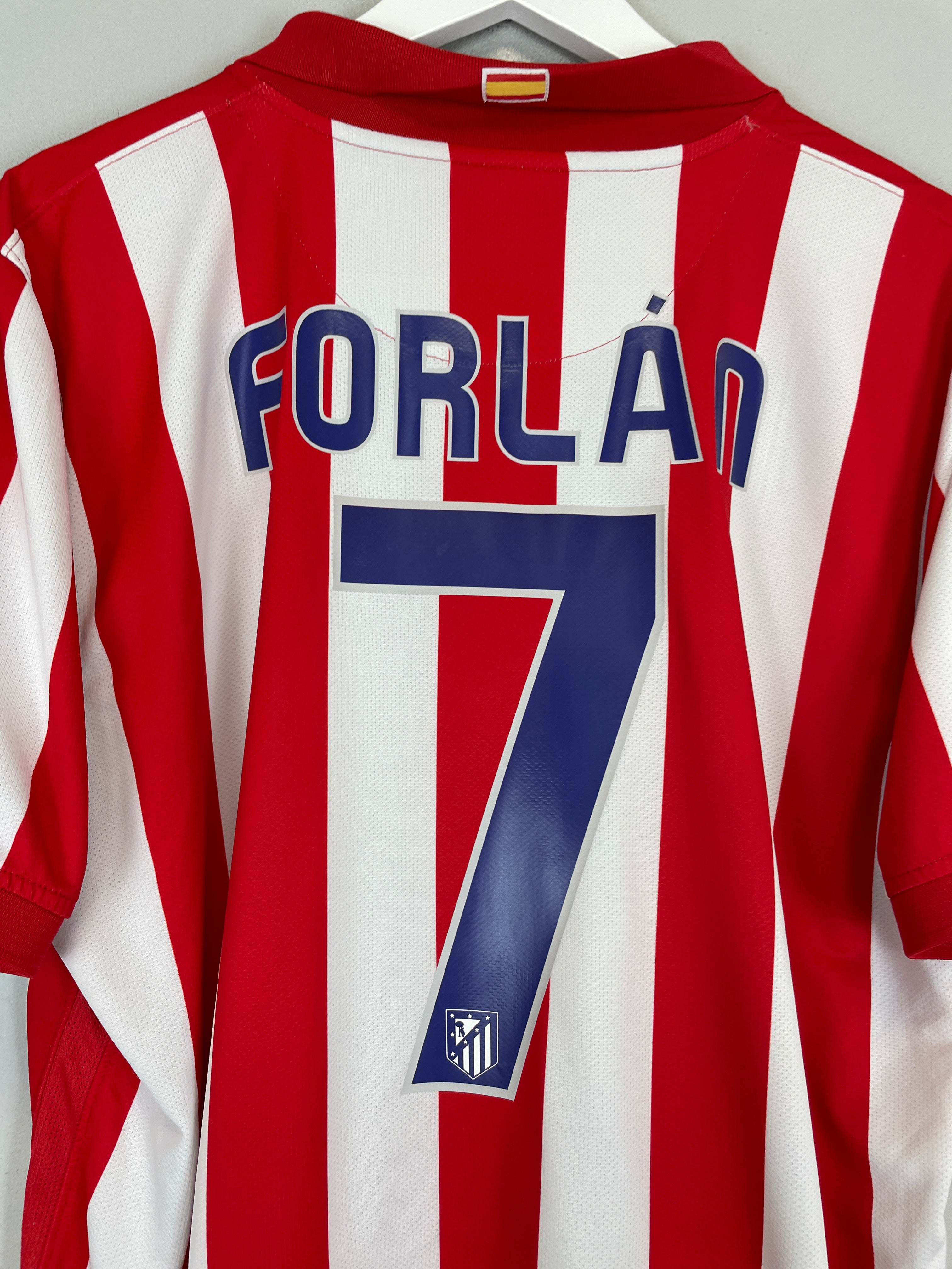 Shop 2009/10 ATLETICO MADRID FORLAN #7 HOME SHIRT (XL) NIKE, classic football shirts, vintage football shirts & retro soccer jerseys at Cult Kits