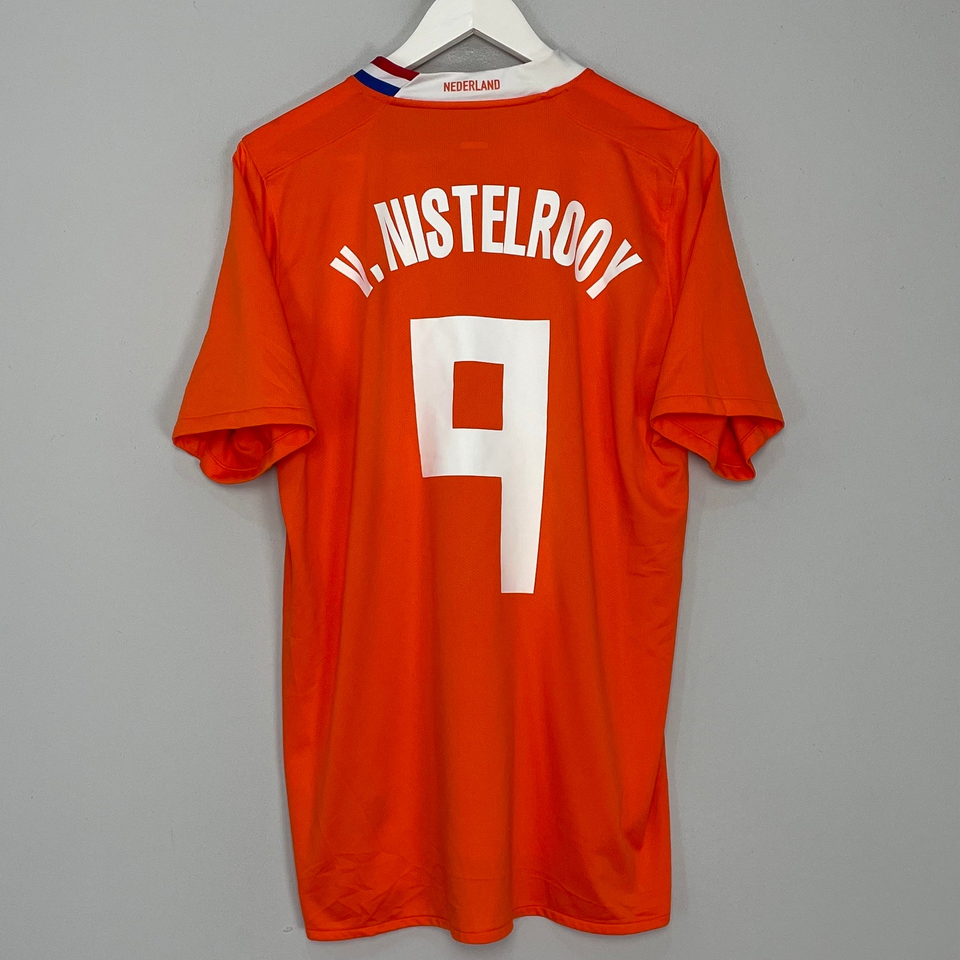 Shop 2008/09 NETHERLANDS V.NISTELROOY #9 HOME SHIRT (L) NIKE, classic football shirts, vintage football shirts & retro soccer jerseys at Cult Kits