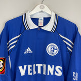1998/99 SCHALKE THON #10 MATCH ISSUE* HOME SHIRT (XL) ADIDAS