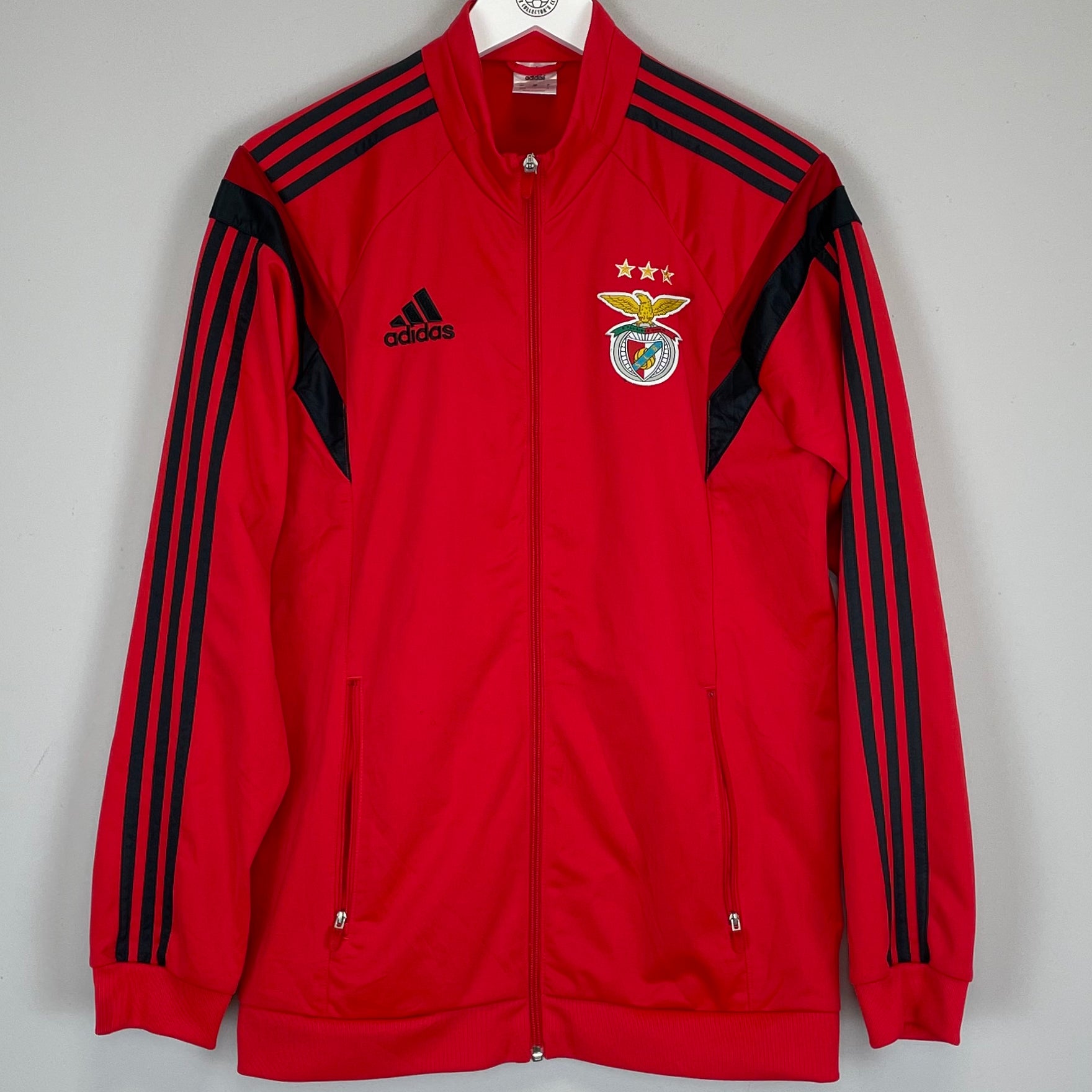 Shop 2014/15 BENFICA TRACK JACKET (M) ADIDAS, classic football shirts, vintage football shirts & retro soccer jerseys at Cult Kits