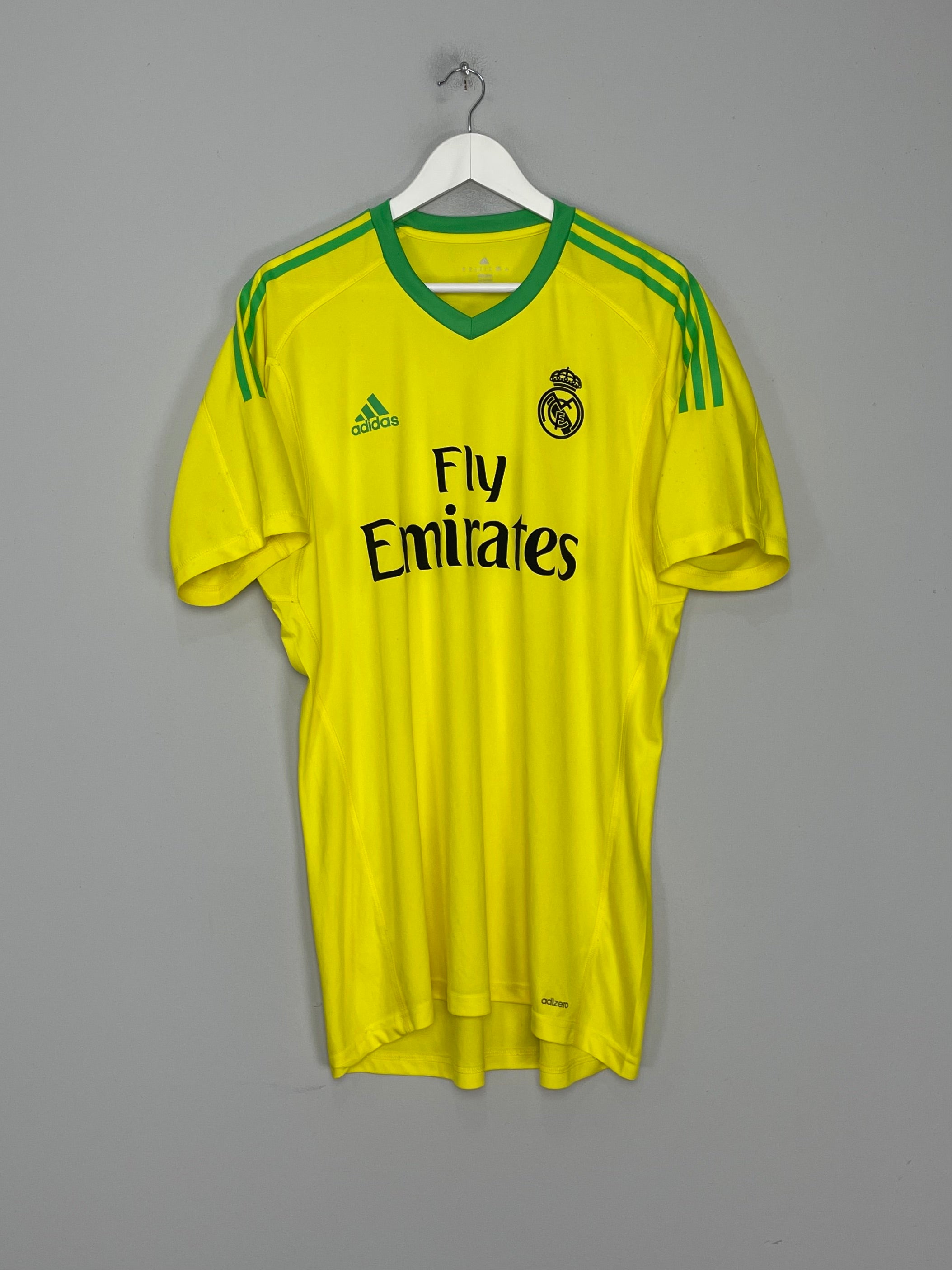 2017/18 REAL MADRID *PLAYER ISSUE* GK SHIRT (XL) ADIDAS