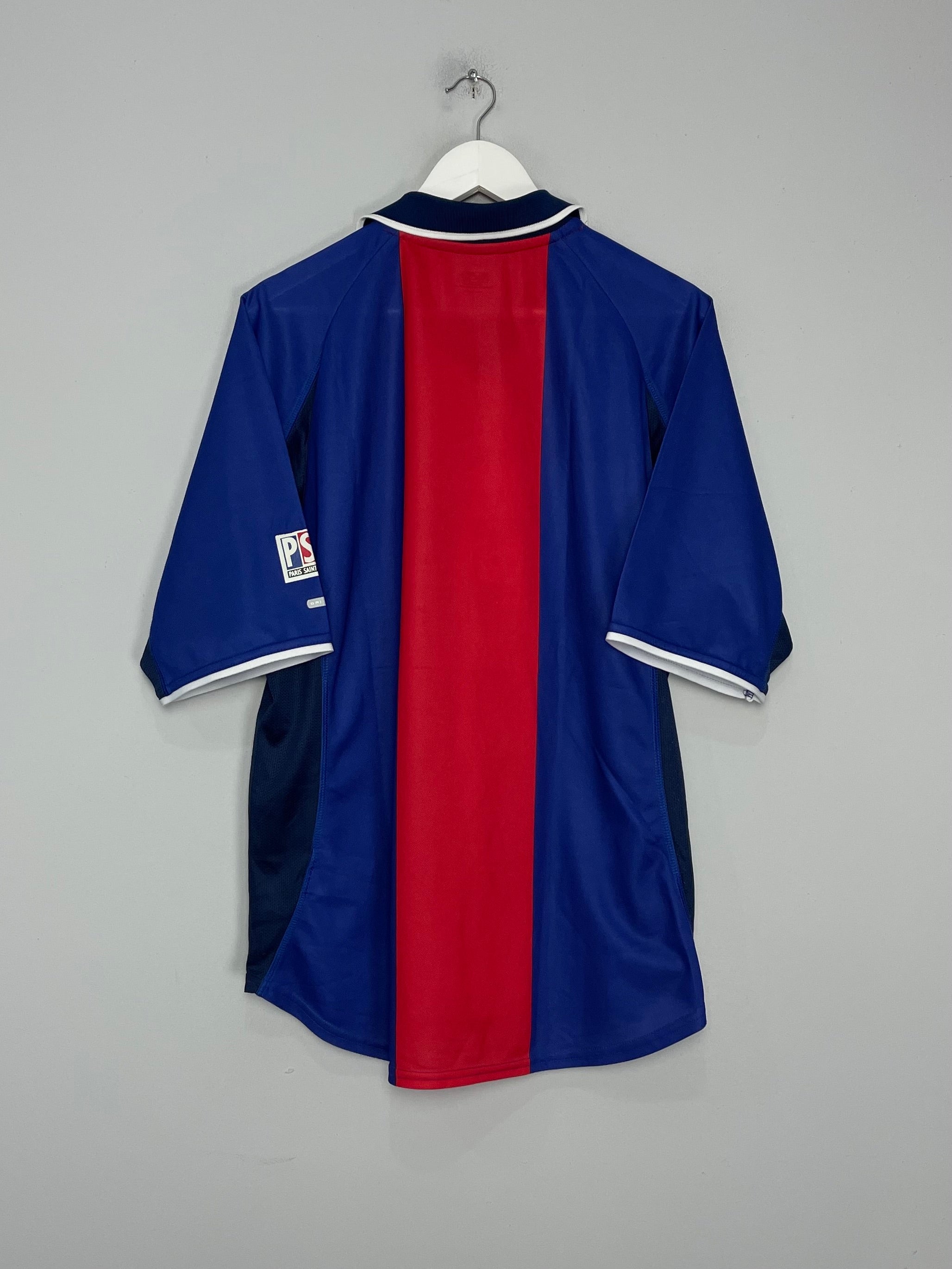 Shop 2000/01 PSG HOME SHIRT (L) NIKE, classic football shirts, vintage football shirts & retro soccer jerseys at Cult Kits