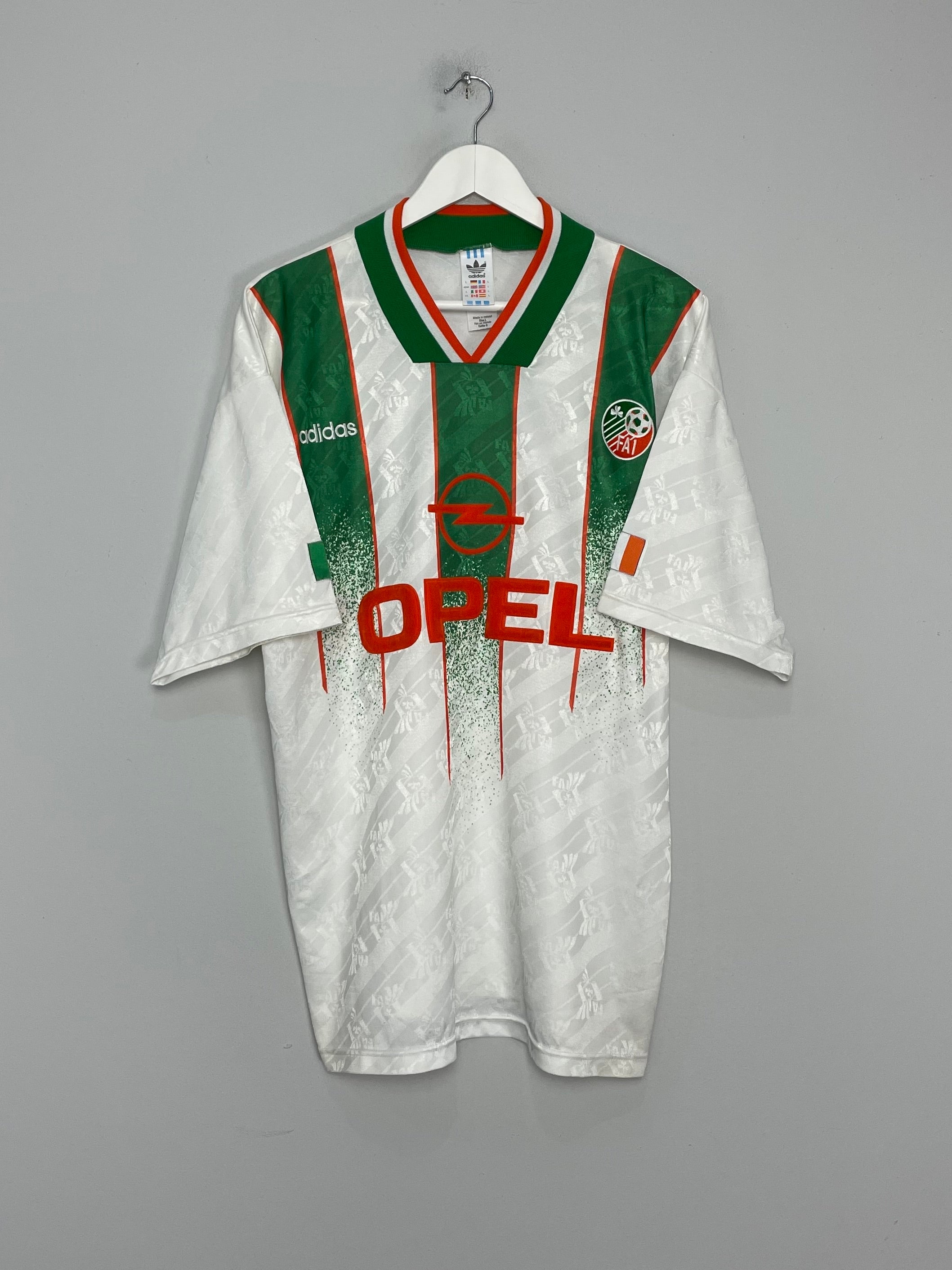 Shop 1994 IRELAND HOME SHIRT (L) ADIDAS, classic football shirts, vintage football shirts & retro soccer jerseys at Cult Kits