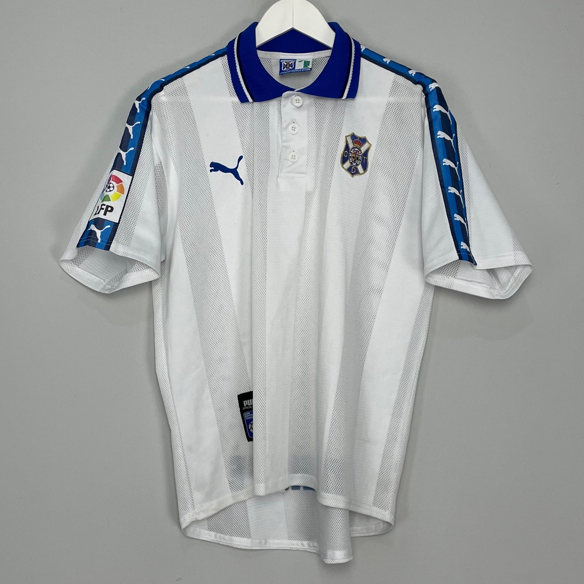 Shop 1998/99 TENERIFE HOME SHIRT (M) PUMA, classic football shirts, vintage football shirts & retro soccer jerseys at Cult Kits