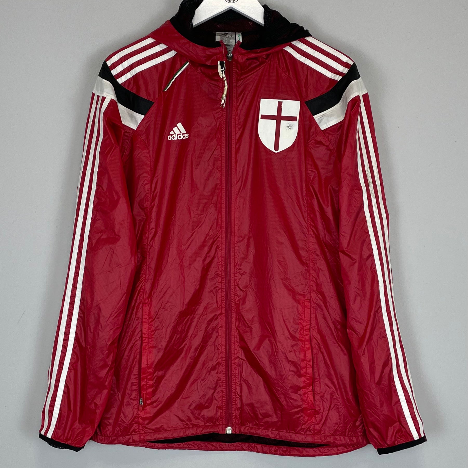 Shop 2014/15 AC MILAN *BNWT* WINDBREAKER (M) ADIDAS, classic football shirts, vintage football shirts & retro soccer jerseys at Cult Kits