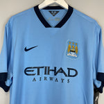 Shop 2015/16 MANCHESTER CITY KUN AGUERO #16 *BNWT* HOME SHIRT (XL) NIKE, classic football shirts, vintage football shirts & retro soccer jerseys at Cult Kits