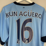 Shop 2015/16 MANCHESTER CITY KUN AGUERO #16 *BNWT* HOME SHIRT (XL) NIKE, classic football shirts, vintage football shirts & retro soccer jerseys at Cult Kits
