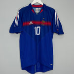 Shop 2004/06 FRANCE ZIDANE #10 HOME SHIRT (M) ADIDAS, classic football shirts, vintage football shirts & retro soccer jerseys at Cult Kits