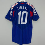 Shop 2004/06 FRANCE ZIDANE #10 HOME SHIRT (M) ADIDAS, classic football shirts, vintage football shirts & retro soccer jerseys at Cult Kits