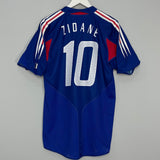 Shop 2004/06 FRANCE ZIDANE #10 HOME SHIRT (M) ADIDAS, classic football shirts, vintage football shirts & retro soccer jerseys at Cult Kits