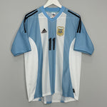 Shop 2002/04 ARGENTINA VERON #11 HOME SHIRT (M) ADIDAS, classic football shirts, vintage football shirts & retro soccer jerseys at Cult Kits