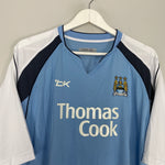 Shop 2006/07 MANCHESTER CITY RICHARDS #2 HOME SHIRT (XXL) REEBOK, classic football shirts, vintage football shirts & retro soccer jerseys at Cult Kits