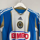 2012/14 PHILADELPHIA UNION ADU #11 *PLAYER ISSUE* L/S AWAY SHIRT (S) ADIDAS