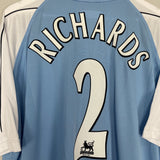 Shop 2006/07 MANCHESTER CITY RICHARDS #2 HOME SHIRT (XXL) REEBOK, classic football shirts, vintage football shirts & retro soccer jerseys at Cult Kits