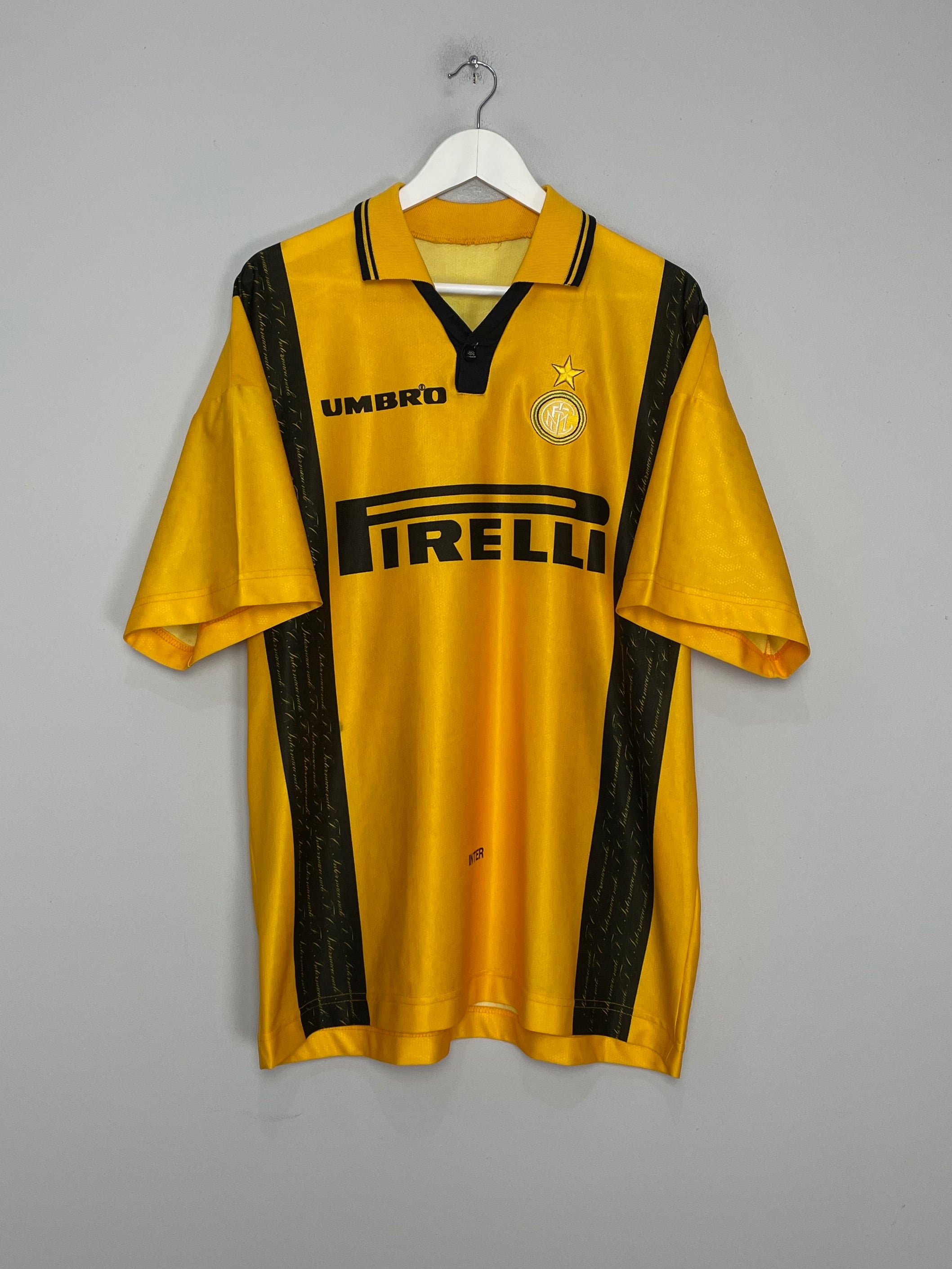 Shop 1996/97 INTER MILAN RONALDO #10 THIRD SHIRT (XL) UMBRO, classic football shirts, vintage football shirts & retro soccer jerseys at Cult Kits