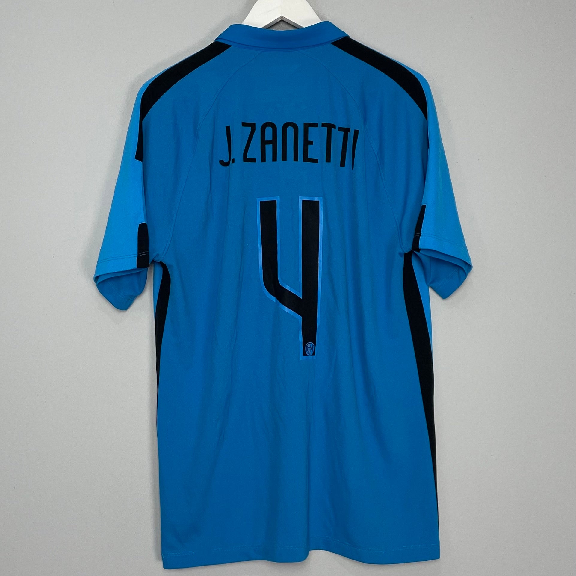 Shop 2014/15 INTER MILAN J.ZANETTI #4 THIRD SHIRT (L) NIKE, classic football shirts, vintage football shirts & retro soccer jerseys at Cult Kits