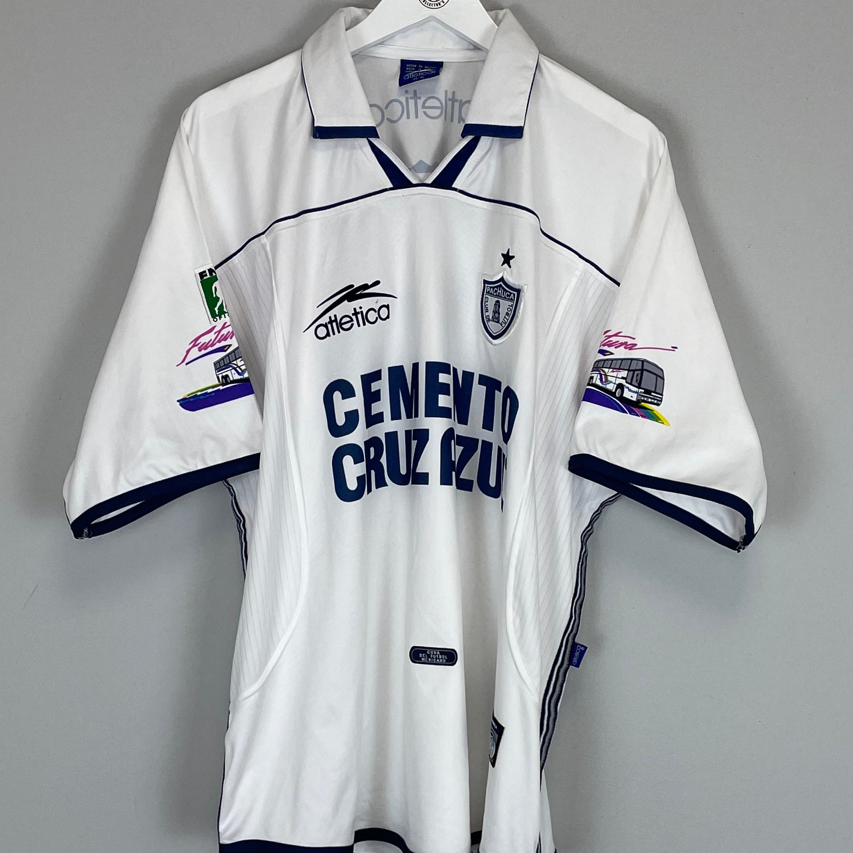 Shop 2000/01 PACHUCA #21 AWAY SHIRT (XL) ATLETICA, classic football shirts, vintage football shirts & retro soccer jerseys at Cult Kits