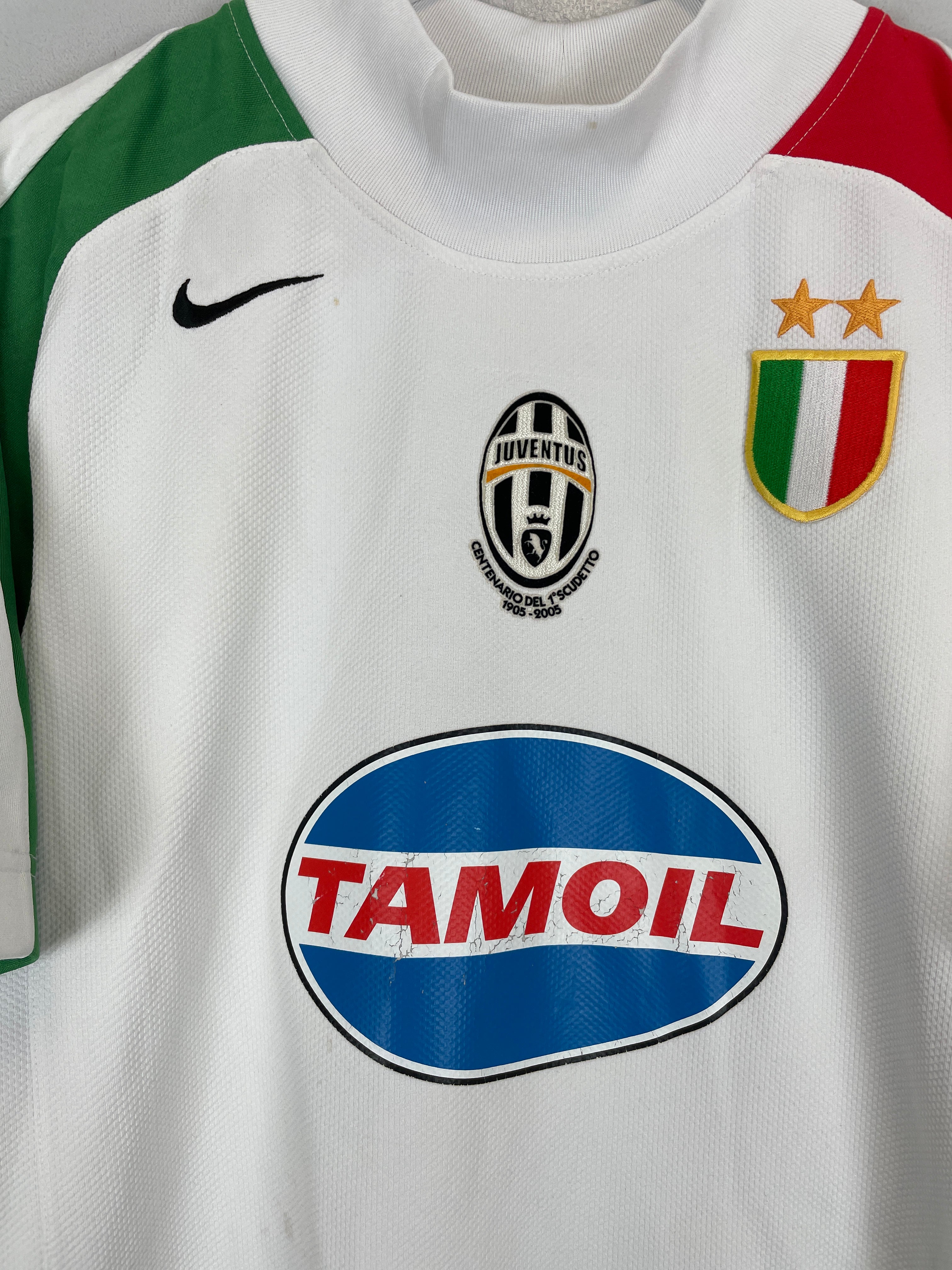 Shop 2005/06 ITALY BUFFON #1 GK SHIRT (L) NIKE, classic football shirts, vintage football shirts & retro soccer jerseys at Cult Kits