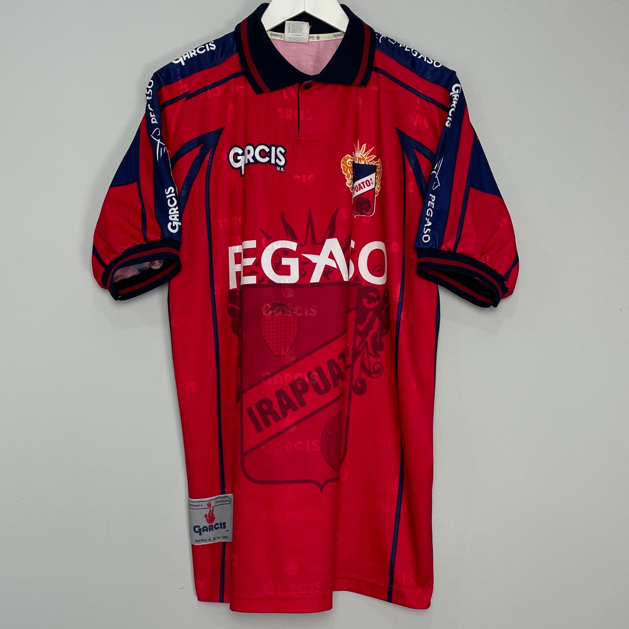 Shop 2000/01 IRAPUATO HOME SHIRT (XL) GARCIS, classic football shirts, vintage football shirts & retro soccer jerseys at Cult Kits