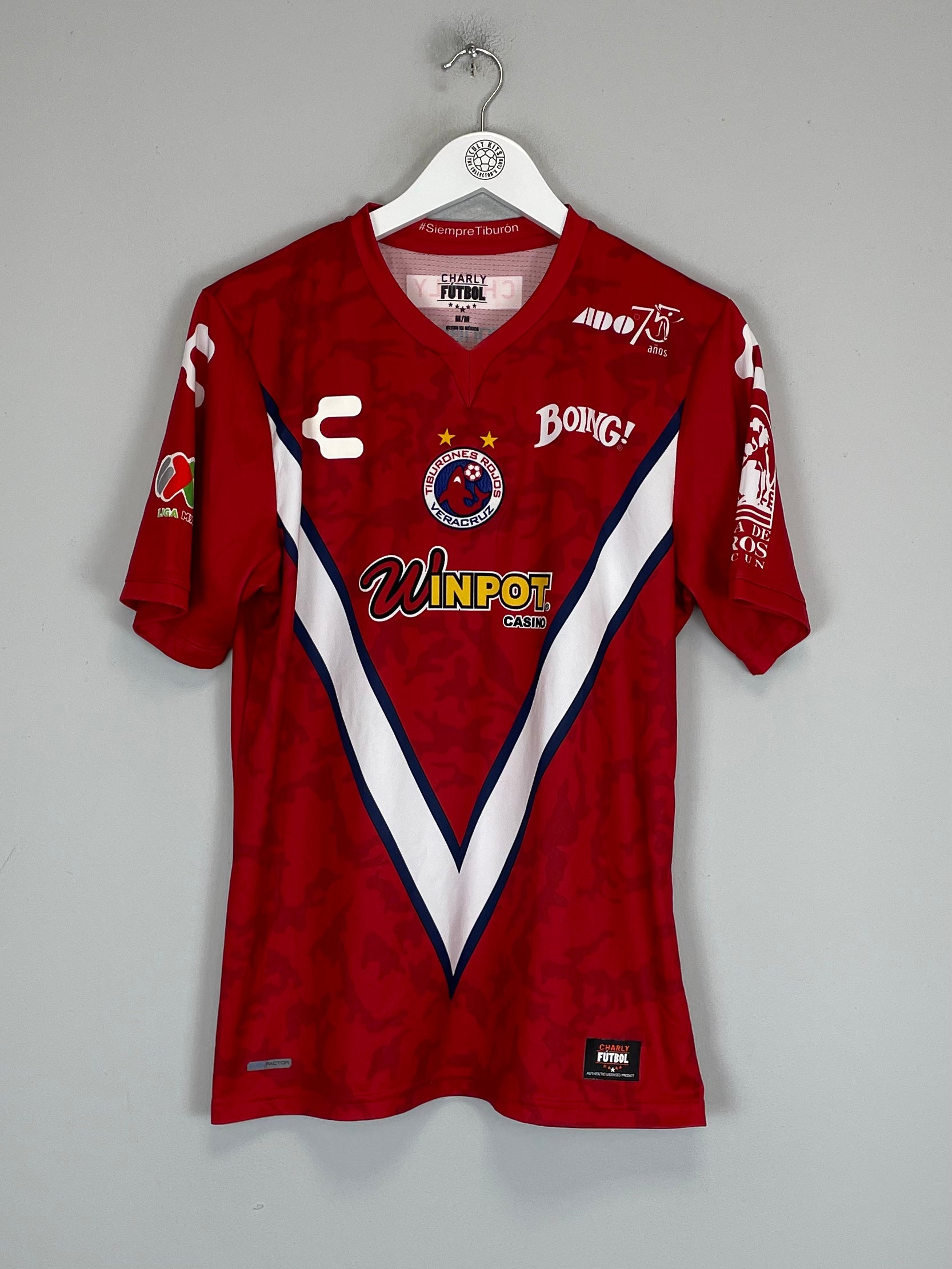 Shop 2014/15 CD VERACRUZ JEHU #5 HOME SHIRT (M) CHARLY, classic football shirts, vintage football shirts & retro soccer jerseys at Cult Kits