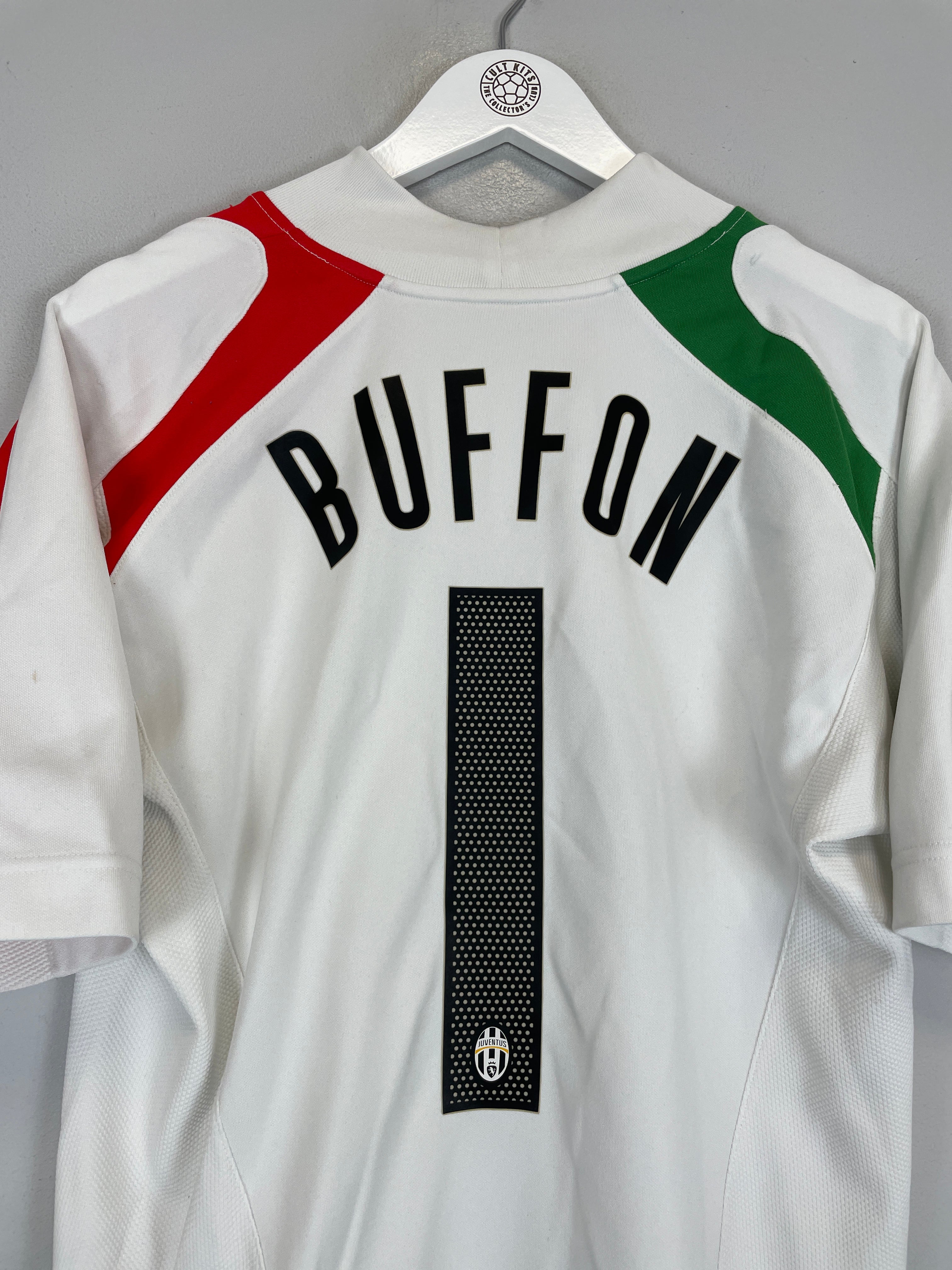 Shop 2005/06 ITALY BUFFON #1 GK SHIRT (L) NIKE, classic football shirts, vintage football shirts & retro soccer jerseys at Cult Kits