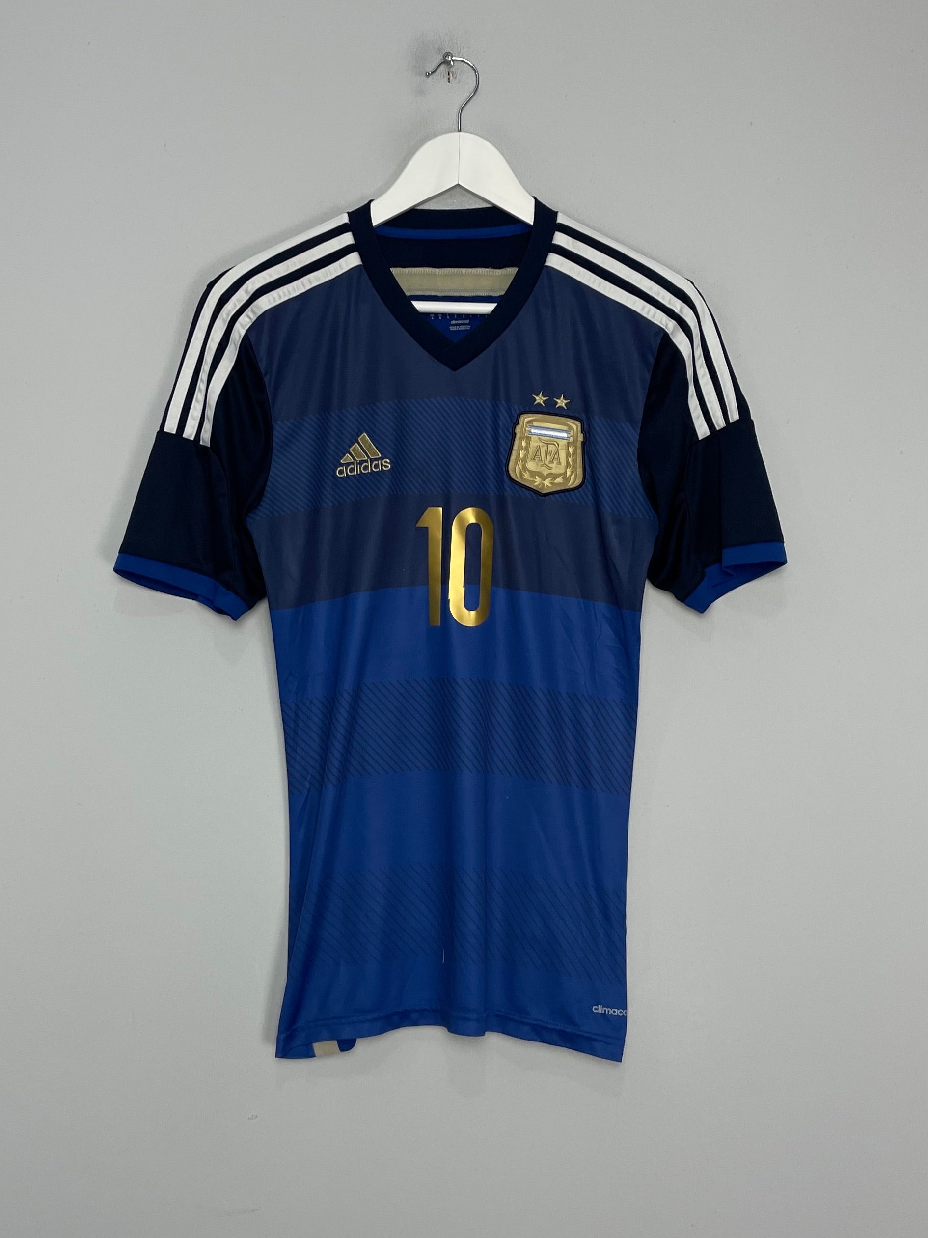 Shop 2014/15 ARGENTINA MESSI #10 AWAY SHIRT (S) ADIDAS, classic football shirts, vintage football shirts & retro soccer jerseys at Cult Kits