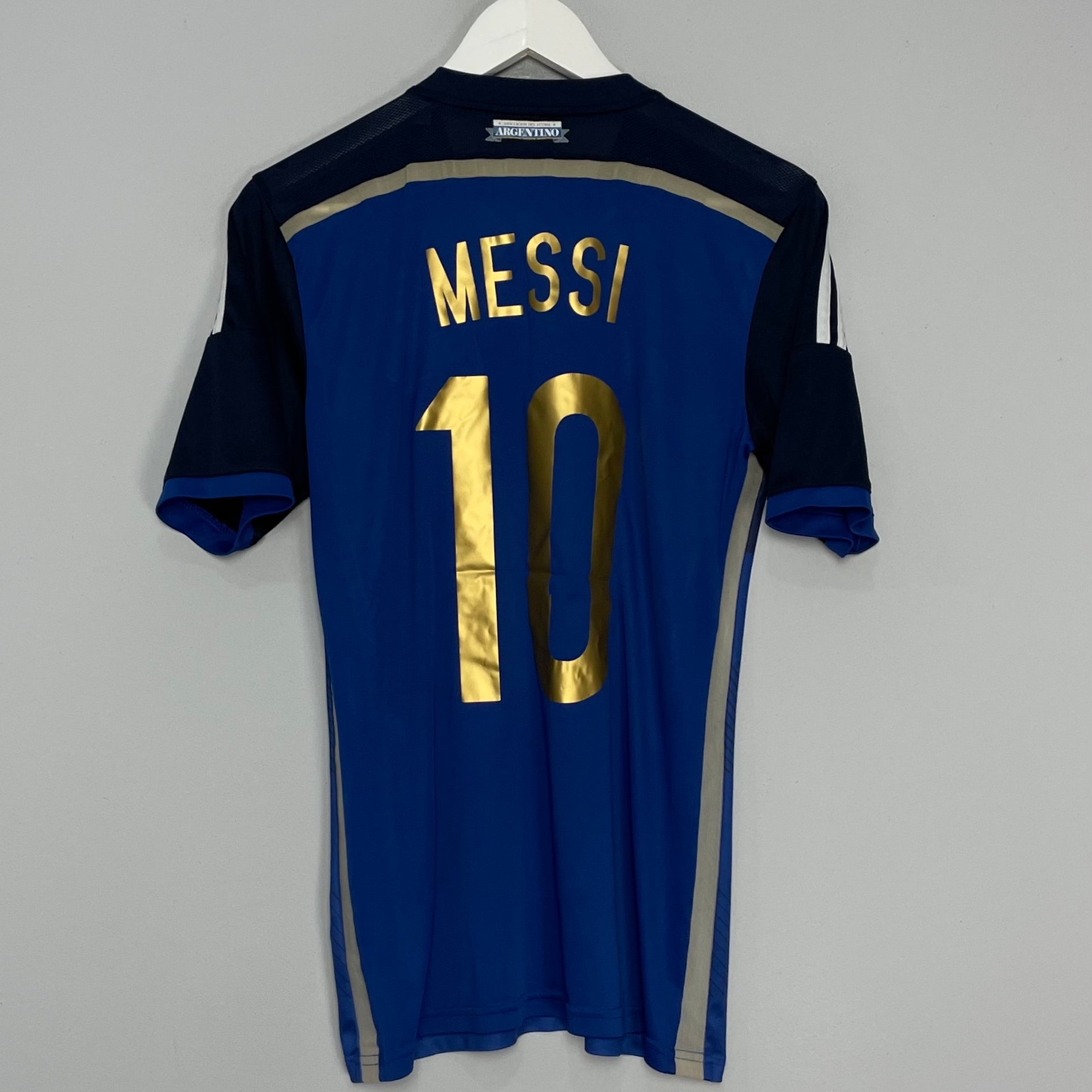 Shop 2014/15 ARGENTINA MESSI #10 AWAY SHIRT (S) ADIDAS, classic football shirts, vintage football shirts & retro soccer jerseys at Cult Kits