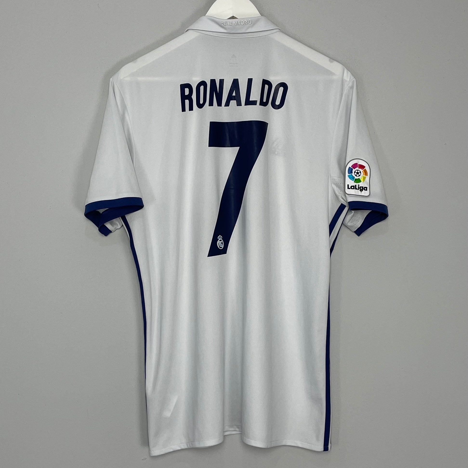 Shop 2016/17 REAL MADRID RONALDO #7 HOME SHIRT (L) ADIDAS, classic football shirts, vintage football shirts & retro soccer jerseys at Cult Kits