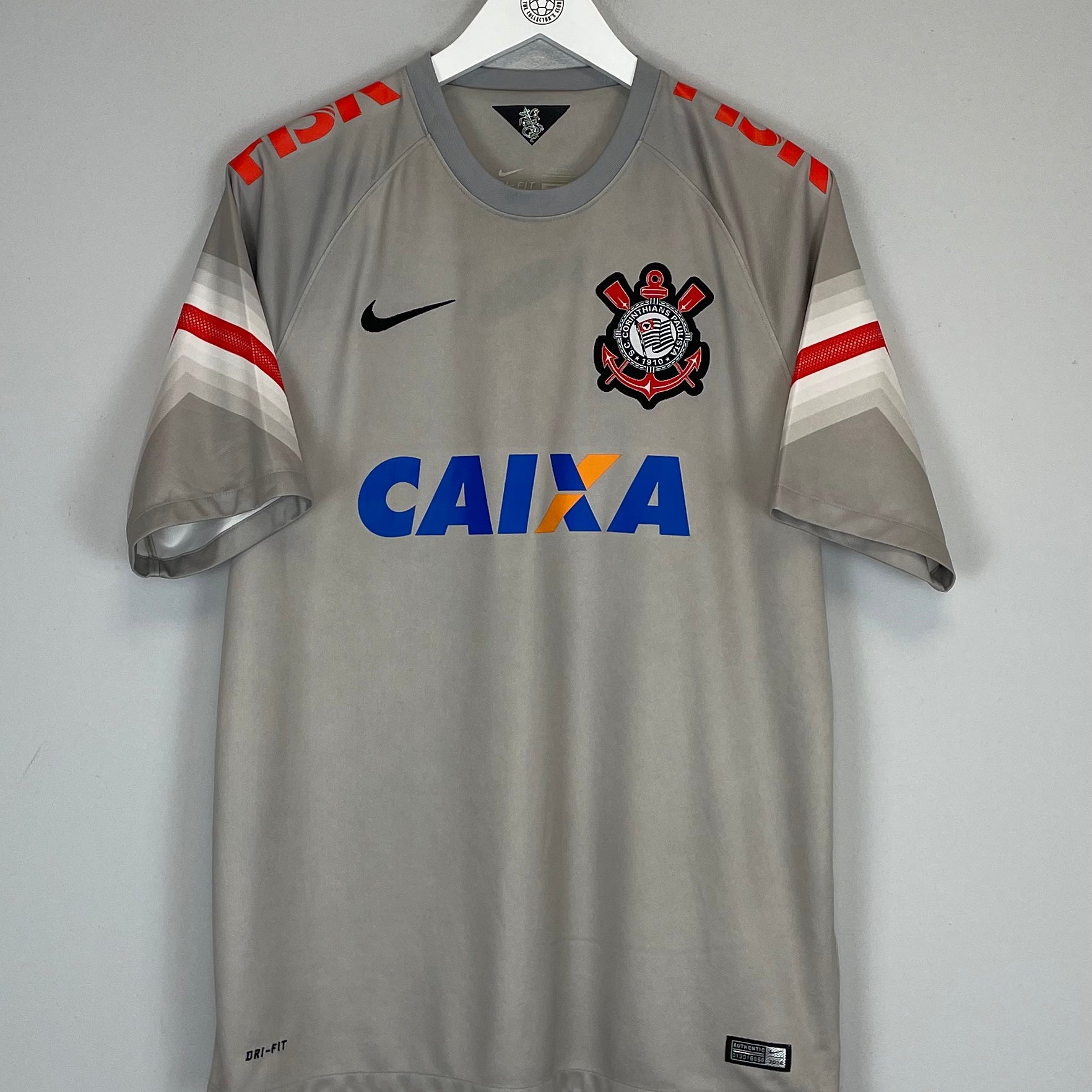 Shop 2014/15 CORINTHIANS AWAY SHIRT (L) NIKE, classic football shirts, vintage football shirts & retro soccer jerseys at Cult Kits