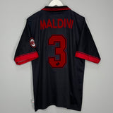 Shop 1996/97 AC MILAN MALDINI #3 THIRD SHIRT (L) LOTTO, classic football shirts, vintage football shirts & retro soccer jerseys at Cult Kits