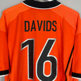 1998/00 NETHERLANDS DAVIDS #16 HOME SHIRT (L) NIKE