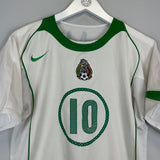 2004/06 MEXICO C.BLANCO #10 AWAY SHIRT (S) NIKE