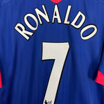 Shop 2005/06 MANCHESTER UNITED RONALDO #7 AWAY SHIRT (XL) NIKE, classic football shirts, vintage football shirts & retro soccer jerseys at Cult Kits