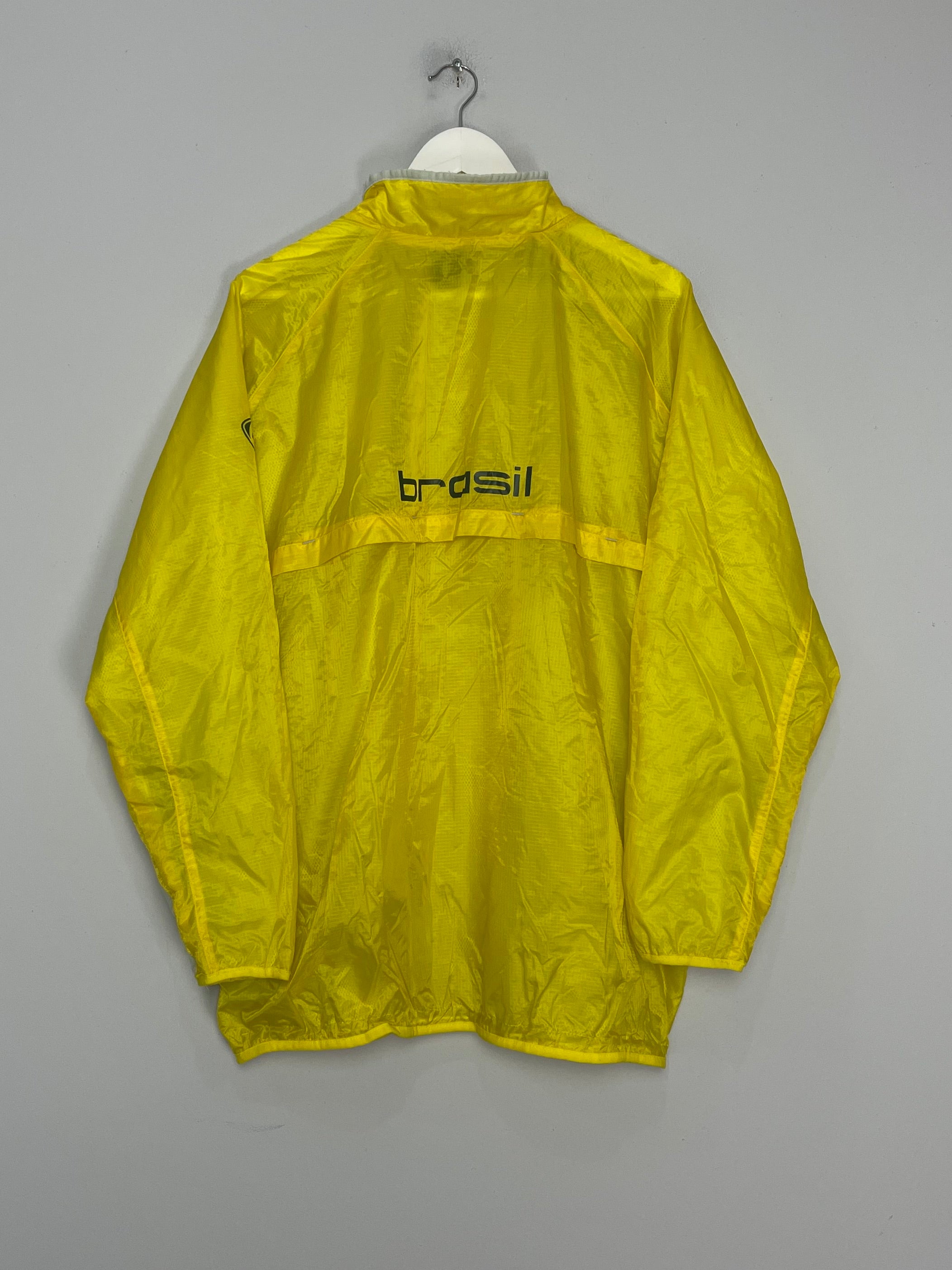 Shop 2002/03 BRAZIL WINDBREAKER JACKET (XL) NIKE, classic football shirts, vintage football shirts & retro soccer jerseys at Cult Kits