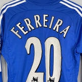 2006/08 CHELSEA FERREIRA #20 L/S HOME SHIRT (M) ADIDAS