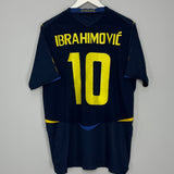 Shop 2008/09 SWEDEN IBRAHIMOVIC #9 AWAY SHIRT (L) UMBRO, classic football shirts, vintage football shirts & retro soccer jerseys at Cult Kits