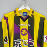 1997/98 KYOTO PURPLE SANGA *MINT* AWAY SHIRT (XL) UMBRO