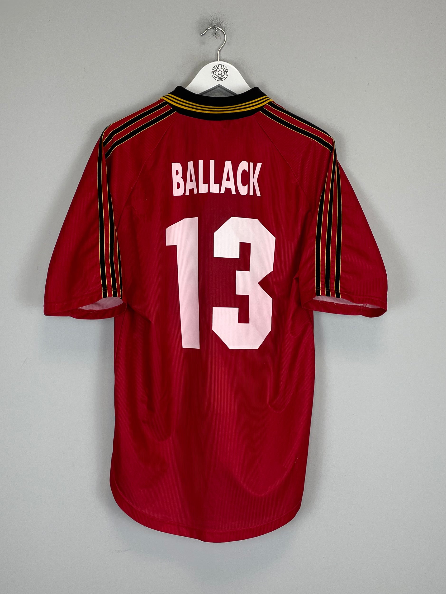 Shop 1998/00 LEVERKUSEN BALLACK #13 HOME SHIRT (M) ADIDAS, classic football shirts, vintage football shirts & retro soccer jerseys at Cult Kits