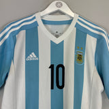 2015/16 ARGENTINA MESSI #10 HOME SHIRT (M) ADIDAS