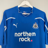 2010/11 NEWCASTLE CARROLL #9 *MATCH ISSUED + SIGNED* AWAY SHIRT (XL) PUMA