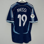 Shop 2006/07 ARGENTINA MESSI #19 AWAY SHIRT (XL) ADIDAS, classic football shirts, vintage football shirts & retro soccer jerseys at Cult Kits