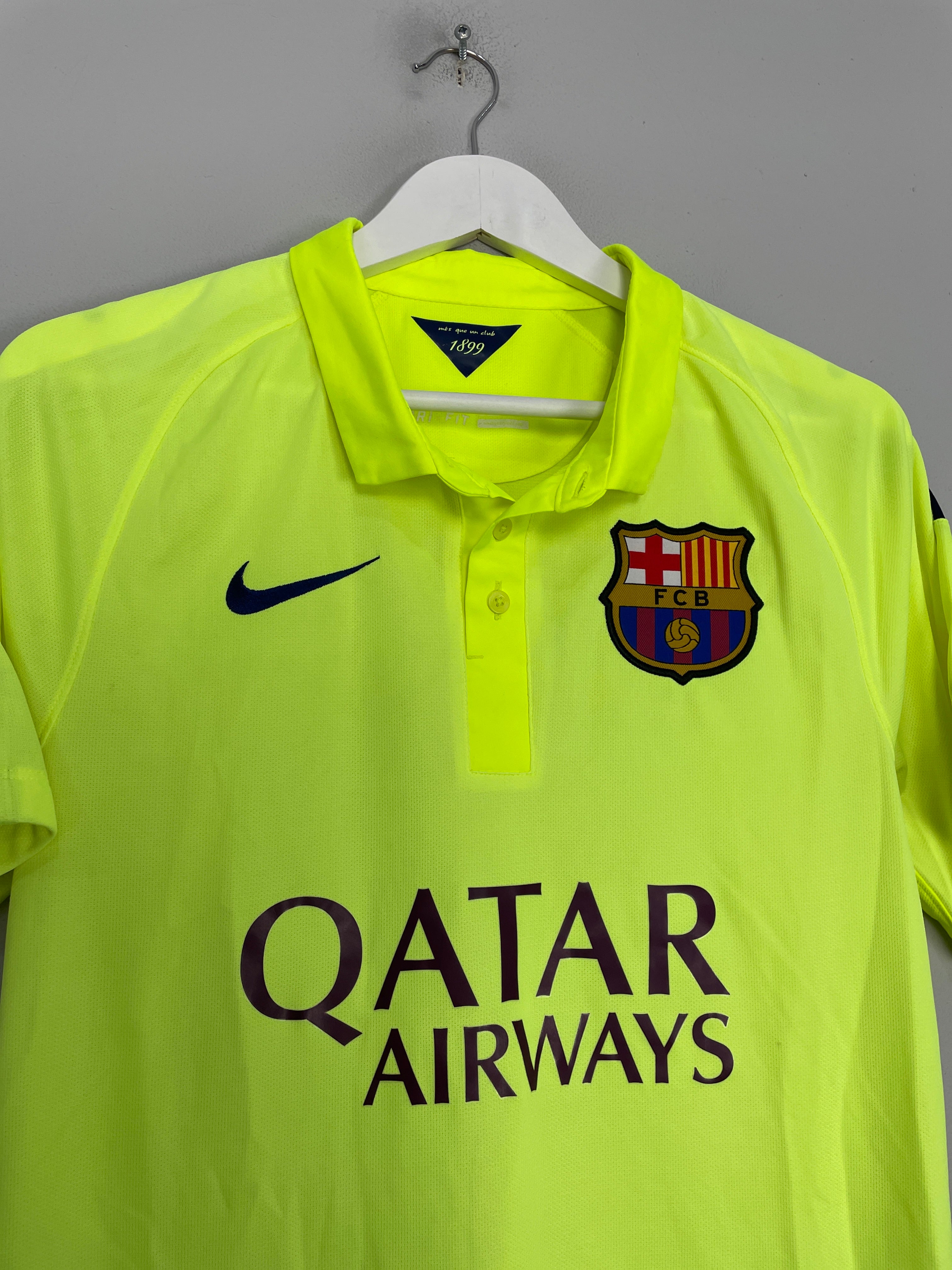 Shop 2014/15 BARCELONA MESSI #10 THIRD SHIRT (S) NIKE, classic football shirts, vintage football shirts & retro soccer jerseys at Cult Kits