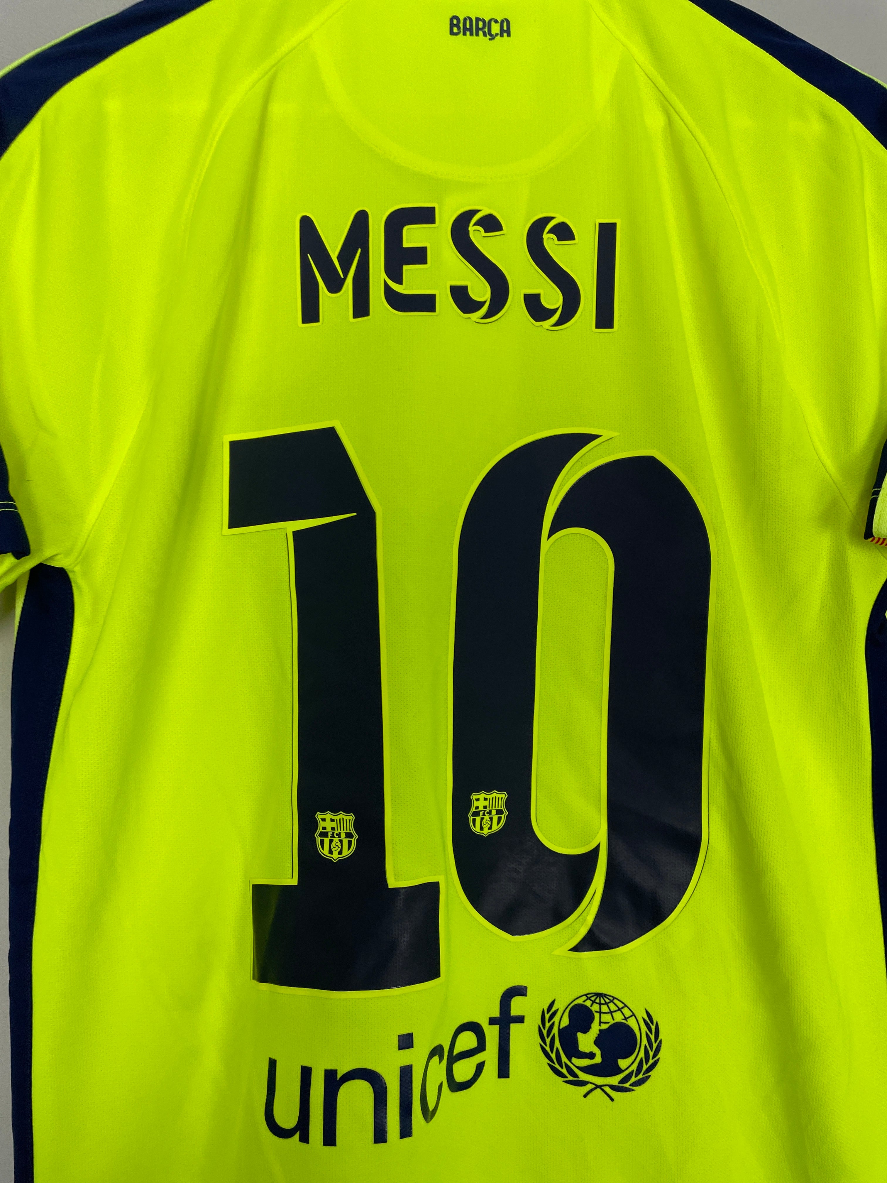 Shop 2014/15 BARCELONA MESSI #10 THIRD SHIRT (S) NIKE, classic football shirts, vintage football shirts & retro soccer jerseys at Cult Kits