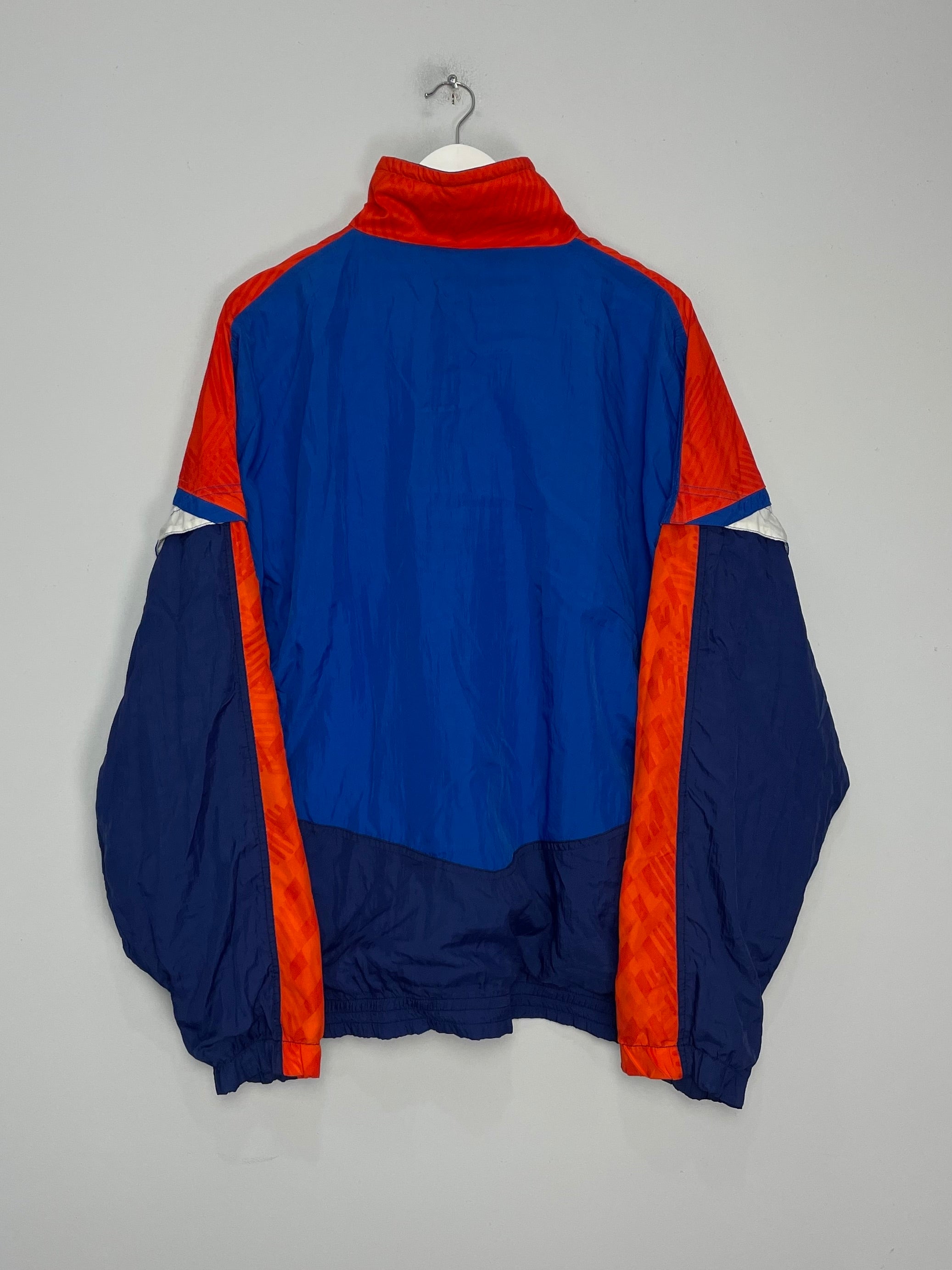 Shop 1992/94 NETHERLANDS TRACK JACKET (XL) LOTTO, classic football shirts, vintage football shirts & retro soccer jerseys at Cult Kits