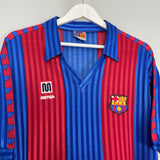 Shop 1989/92 BARCELONA HOME SHIRT (XL) MEYBA, classic football shirts, vintage football shirts & retro soccer jerseys at Cult Kits
