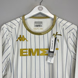 2023/24 ATHENS KALLITHEA *BNWT* L/S AWAY SHIRT (XL) KAPPA
