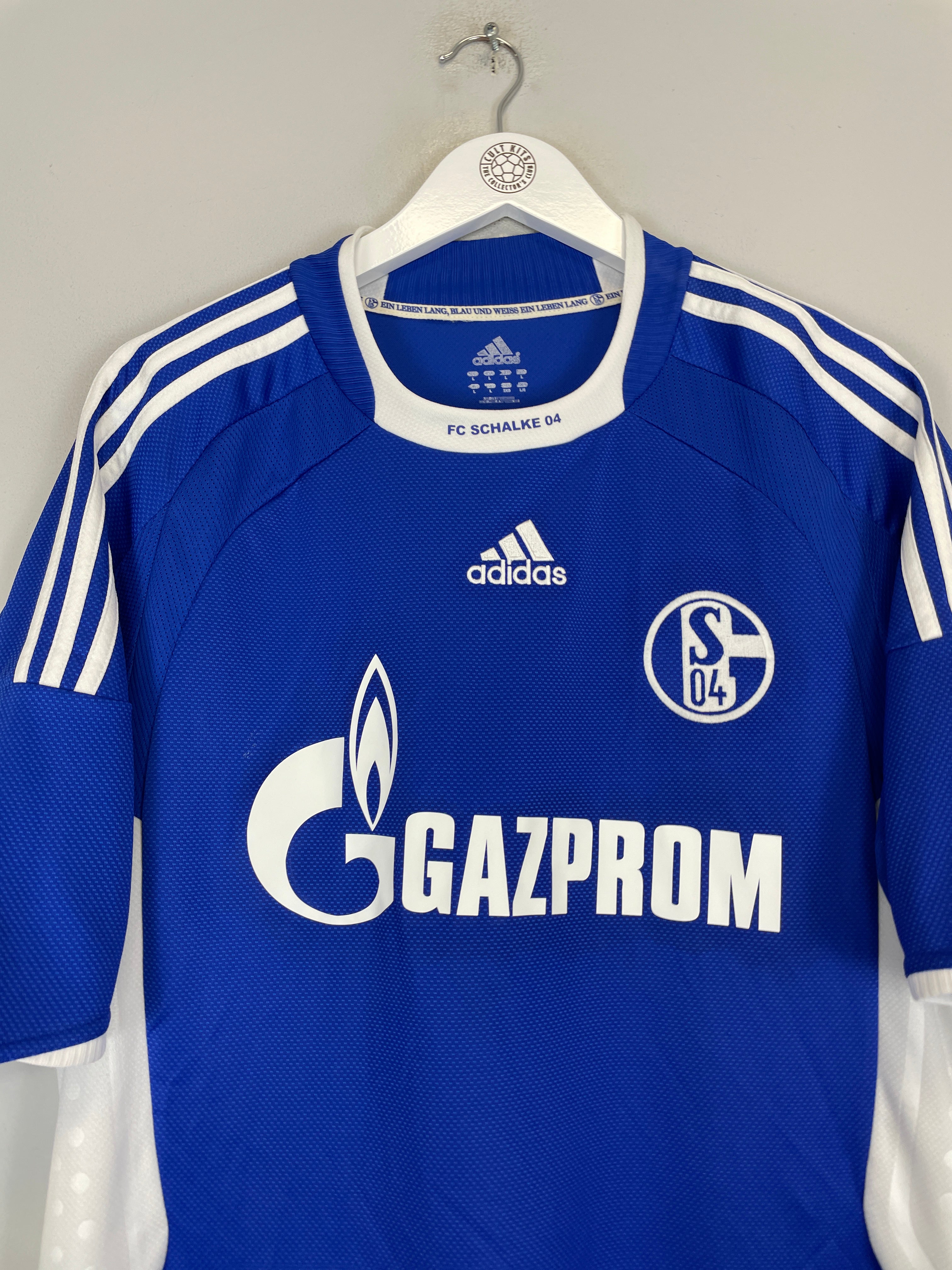 Shop 2008/10 SCHALKE RAKITIC #10 HOME SHIRT (L) ADIDAS, classic football shirts, vintage football shirts & retro soccer jerseys at Cult Kits